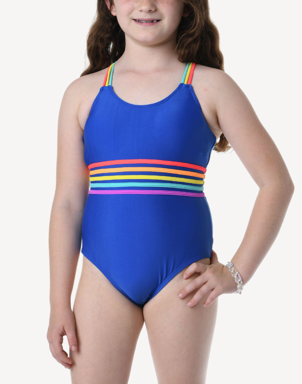 Girls Smiles Tank One Piece