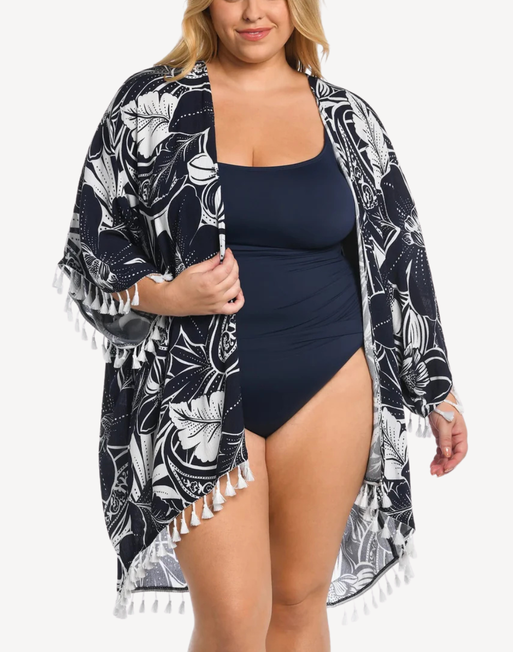 At The Playa Kimono Plus Size Women s Cover Up La Blanca