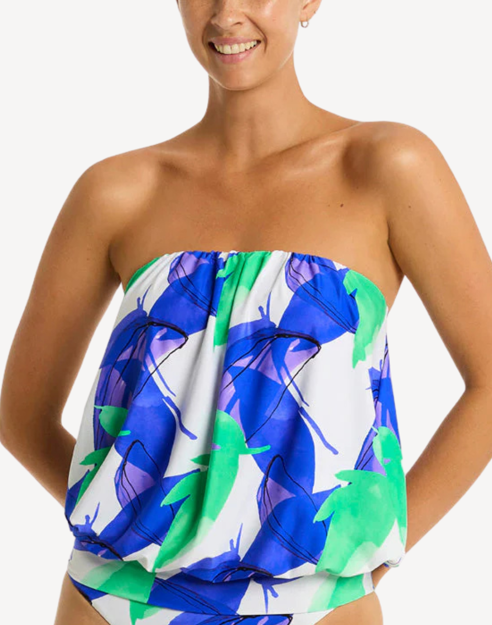 Strapless Bandeau Strapless Blouson Tankini Sublime Bandeau