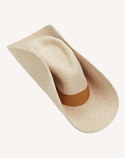 Women's St Lucia UPF 50 Hat#color_lucia-mixed-beige