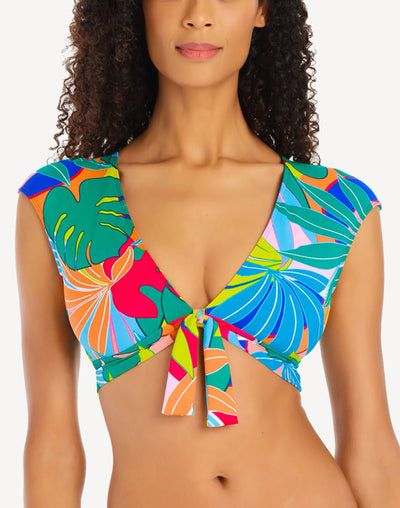 Life Of The Party Cap Sleeve Bikini Top#color_life-of-the-party-multi