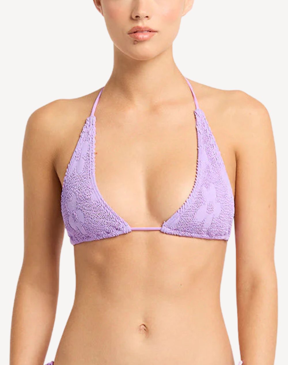 purple swimsuit top