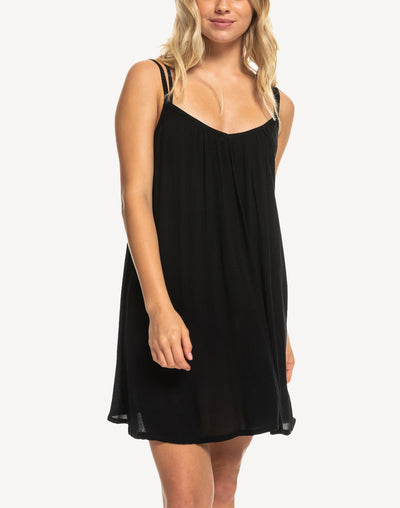 Solid Summer Adventures Cover Up#color_black
