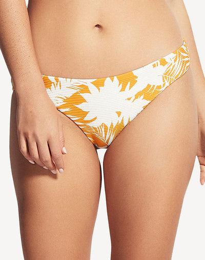 Seafolly Wild Tropics Bikini Bottom#color_yellow