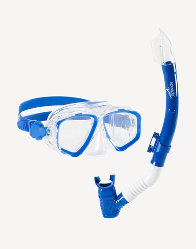 Junior Adventure Snorkel Set#color_blue