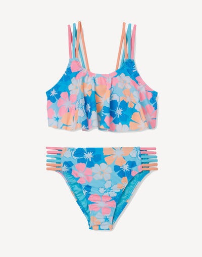 Maui Blooms Flounce Bikini Set#color_maui-blooms-multi