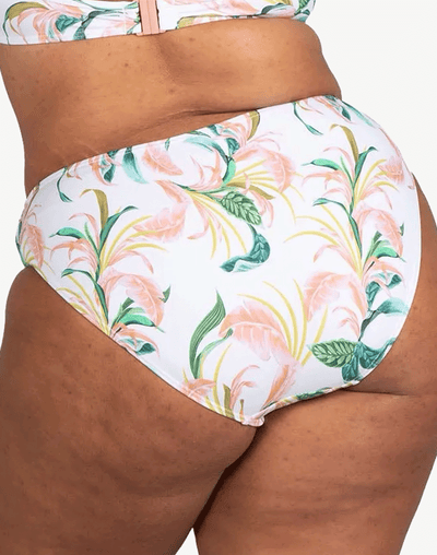 April Spritz Mid Rise Bikini Bottom#color_monet-white