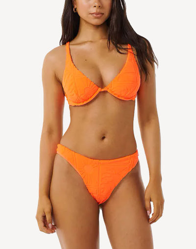 Santorini Terry Balconette Bikini Top#color_santorini-orange