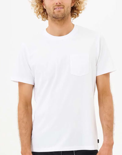 Plain Pocket T-Shirt#color_white