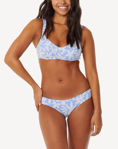Holiday Tropics D/DD Crop Bikini Top#color_tropics-mid-blue