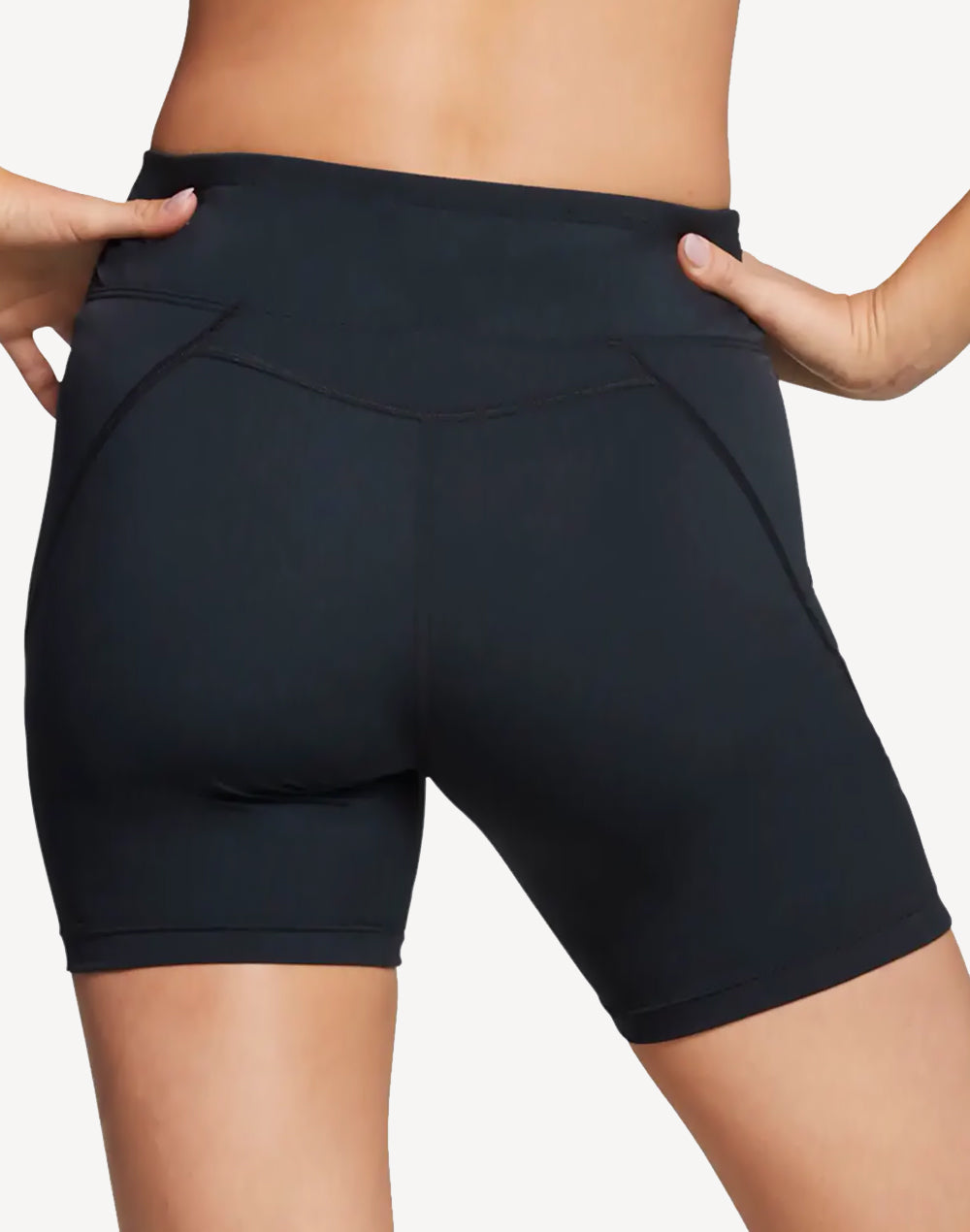 Women's 5.5" Polyester Jammer#color_black