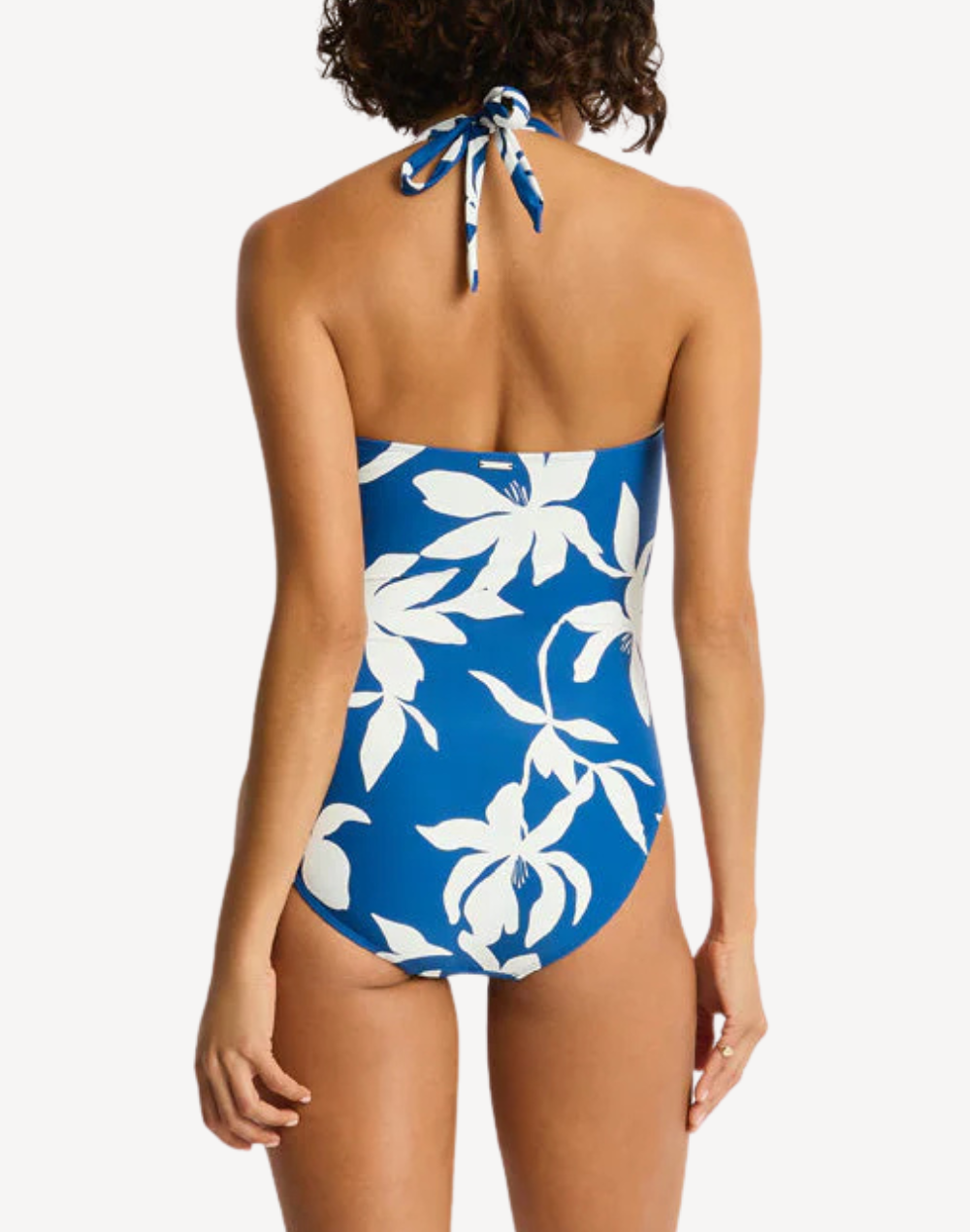 Leilana Twist Front Halter Multifit One Piece Swimsuit