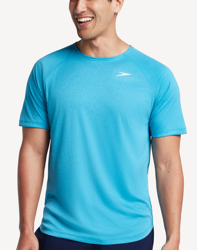 Men's Baybreeze UPF 50 Short Sleeve Swim Shirt#color_baybreeze-teal