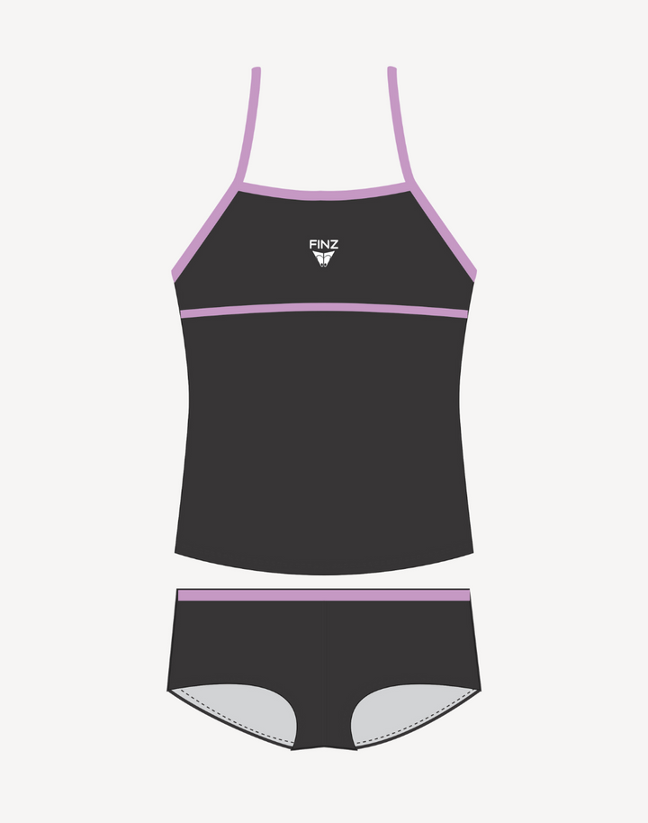Girls Polyester Tankini Set
