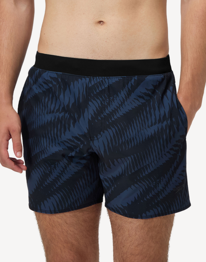 The Lookout Print 18" Swim Trunk