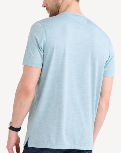 Droptemp All Day Cooling Pocket T-Shirt#color_droptemp-aqua-heather