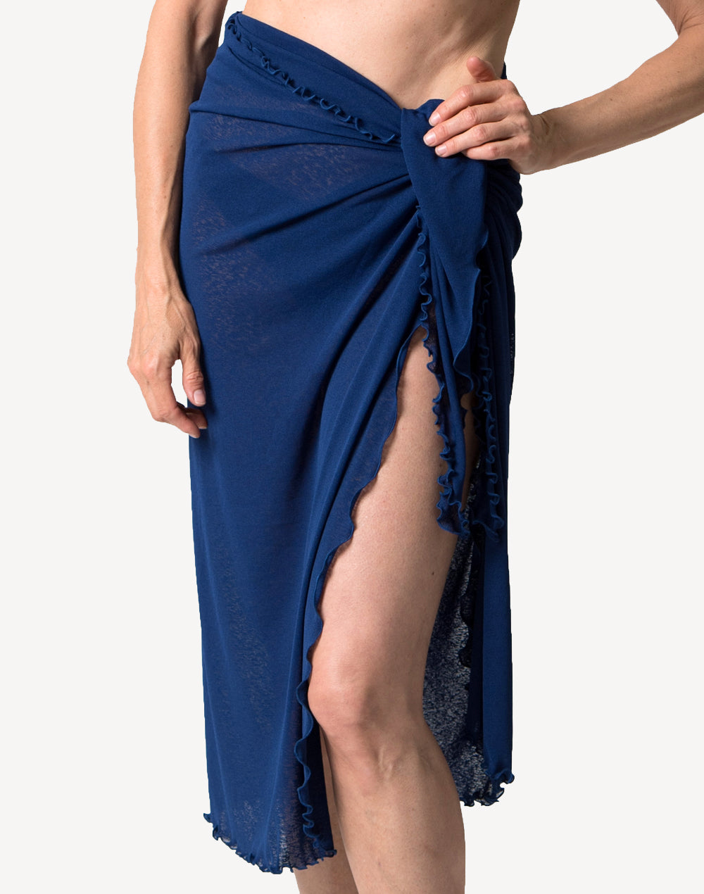 Solid Sarong#color_navy