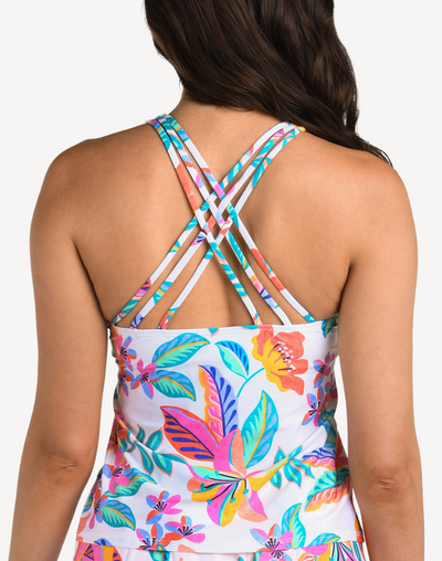 Francesca Crossback Tankini Top#color_francesca-multi