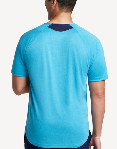 Men's Baybreeze UPF 50 Short Sleeve Swim Shirt#color_baybreeze-teal