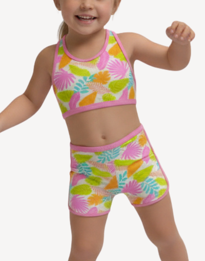 Toddler Girls Coastal Lagoon Racerback Bikini Set#color_coastal-lagoon-leaf