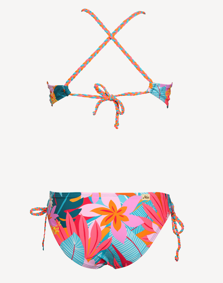 Girls Aloha Hankerchief Tankini Set
