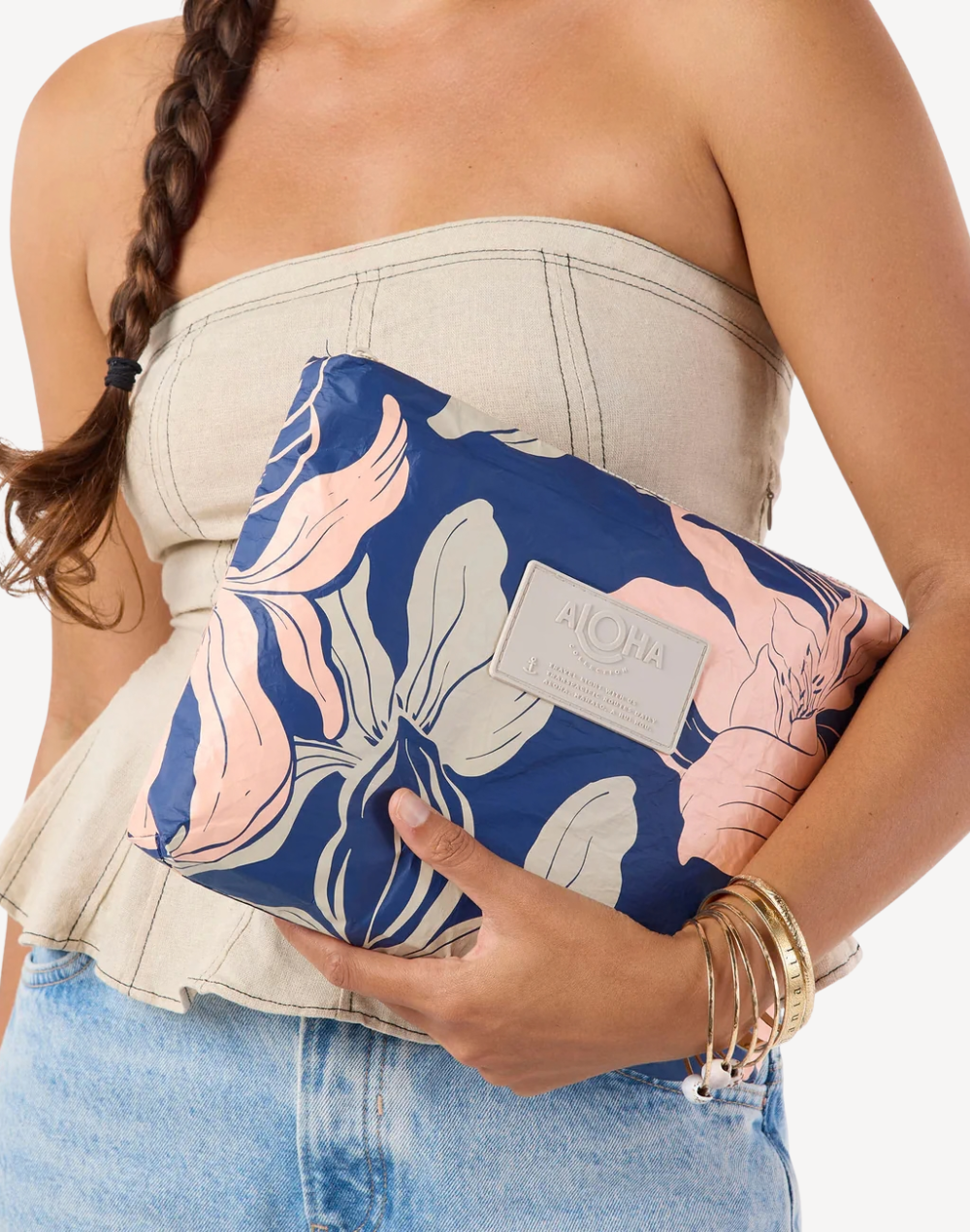 Hoaloha Mid Size Pouch#color_hoaloha-navy