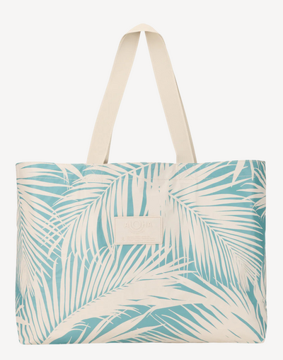 Areca Holo Holo Reversible Tote Bag#color_areca-tides-sandstone