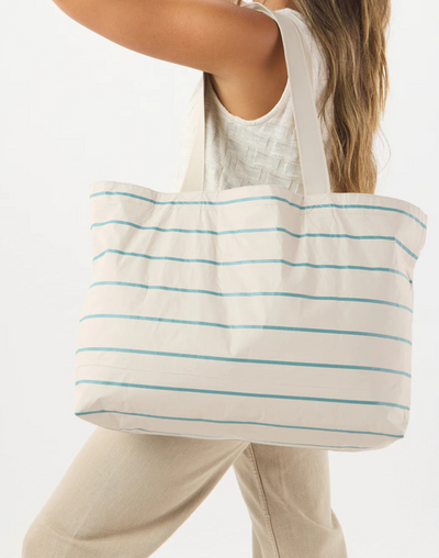 Areca Holo Holo Reversible Tote Bag#color_areca-tides-sandstone