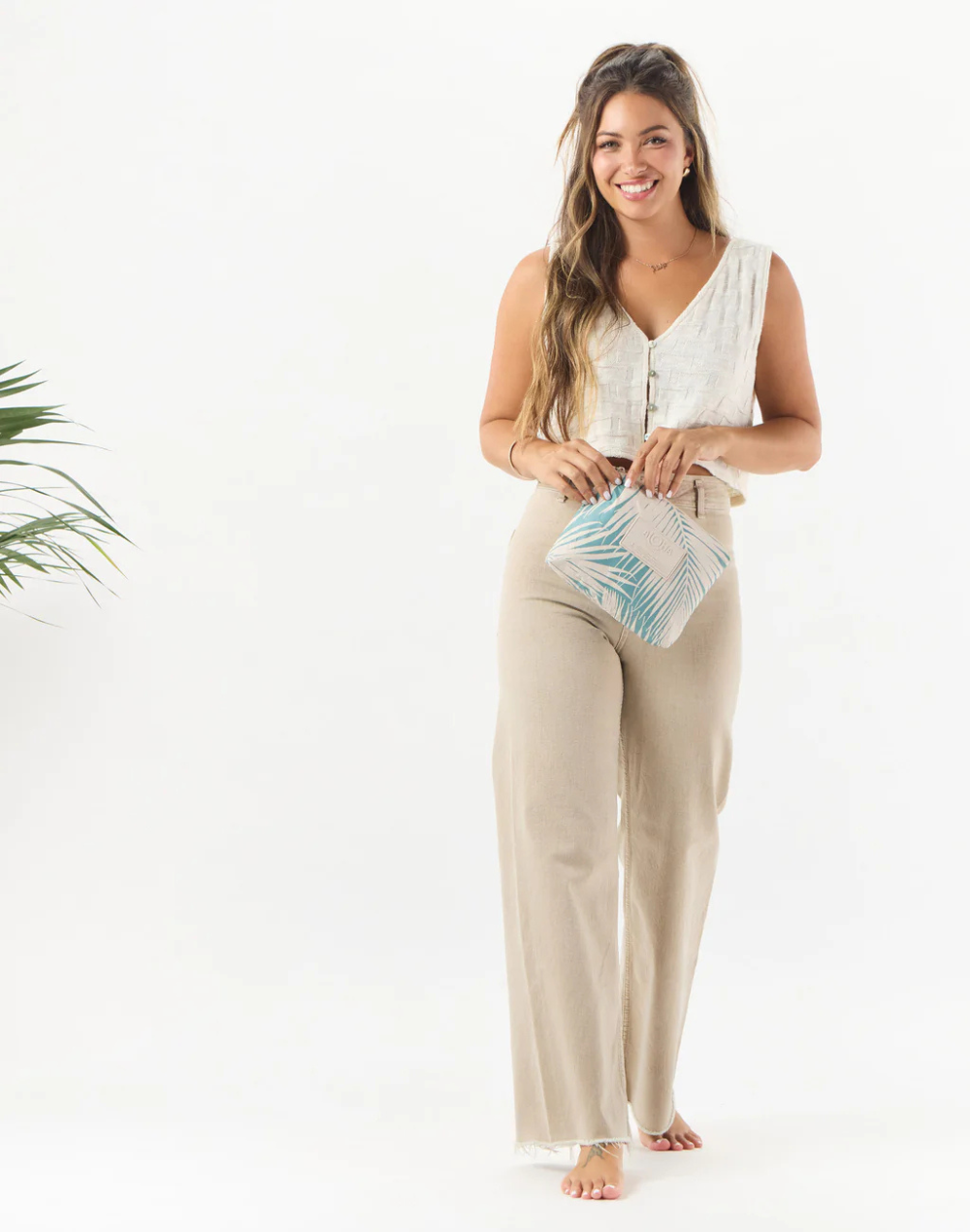 Areca Small Pouch#color_areca-tides-sandstone