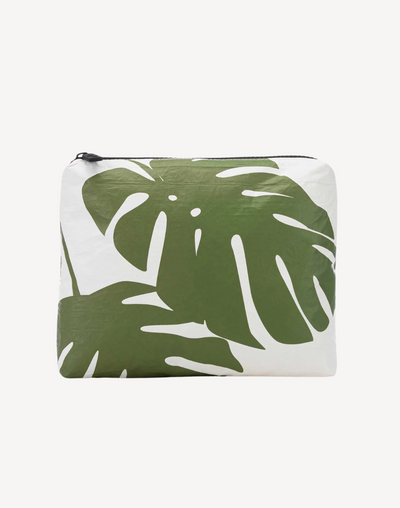 Monstera Small Size Pouch#color_monstera-seaweed