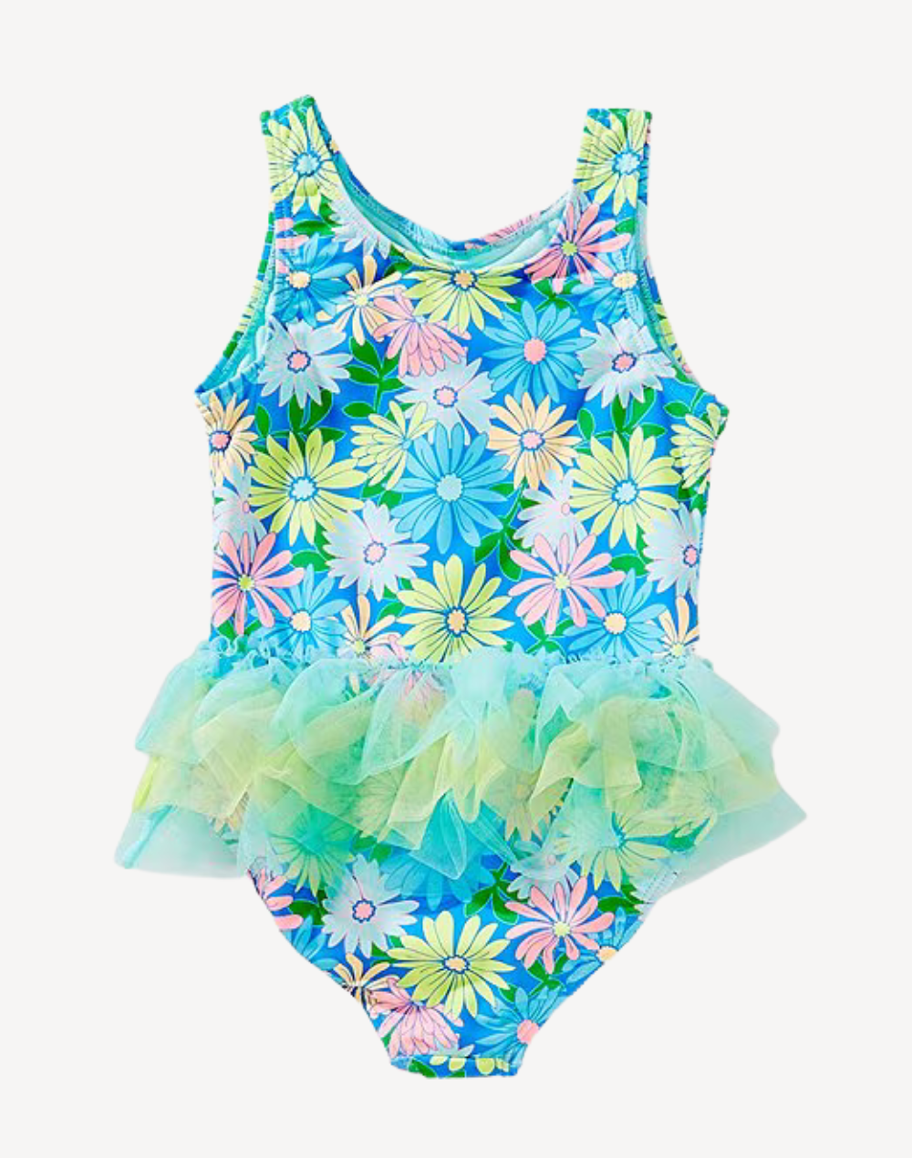 Toddler Girls Le Fleur Tulle Ruffle One Piece#color_le-fleur-multi