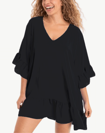 Akalani Tunic Cover Up#color_black