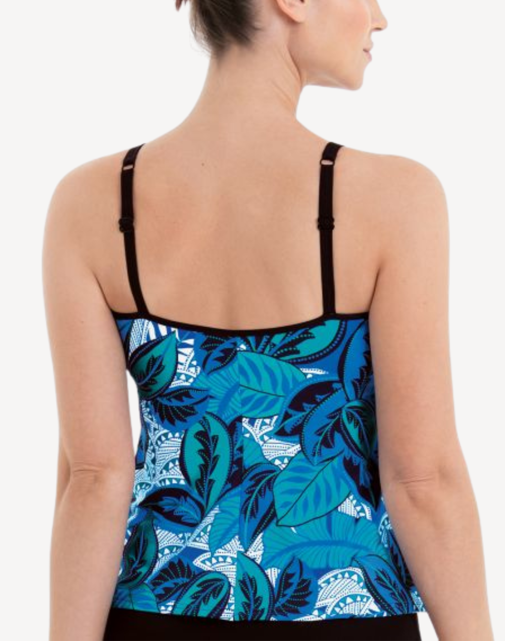 Ocean City Rimini Mastectomy D Cup Tankini Top#color_rimini-brilliant-blue