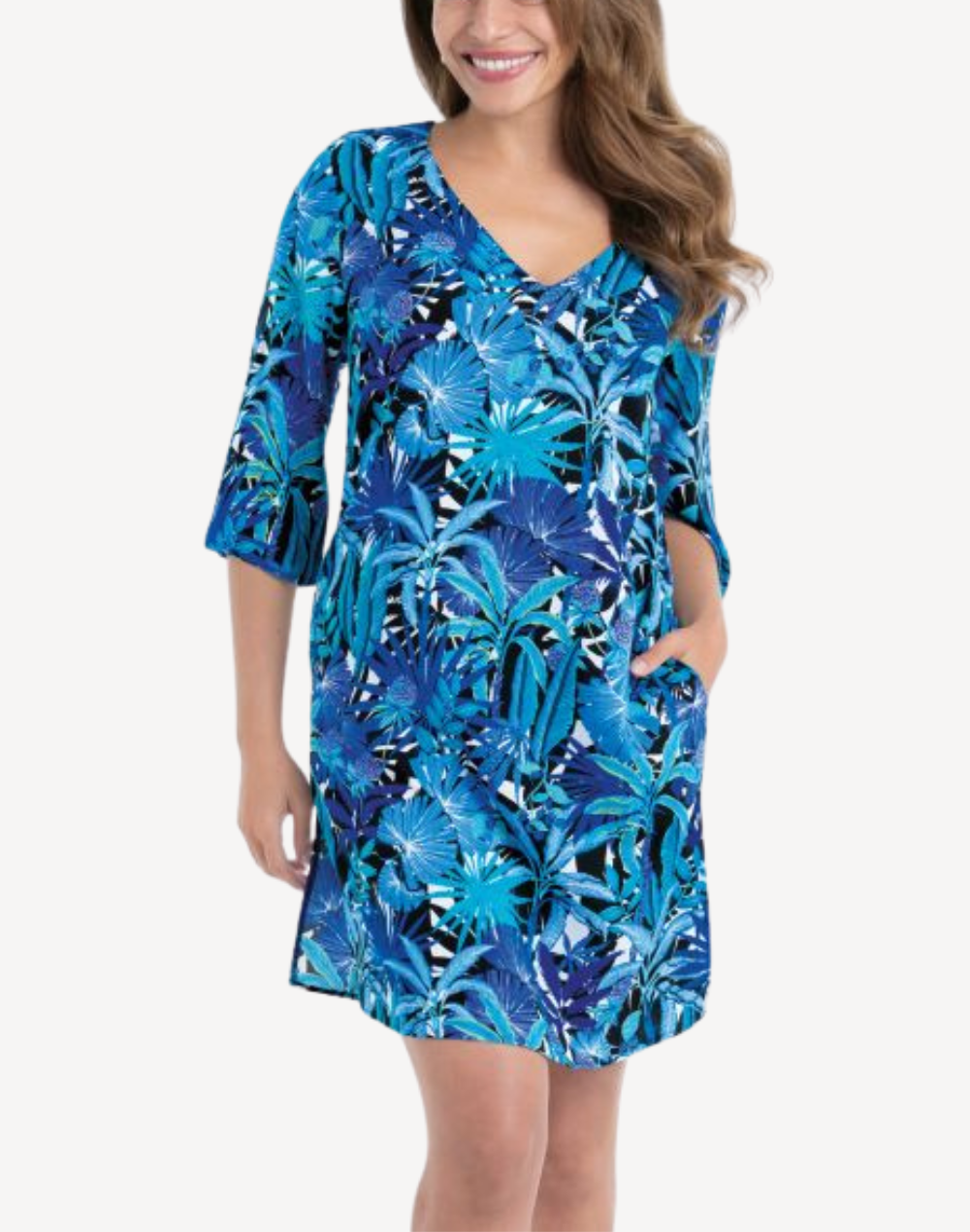 Palm Tree Garda Tunic Cover Up