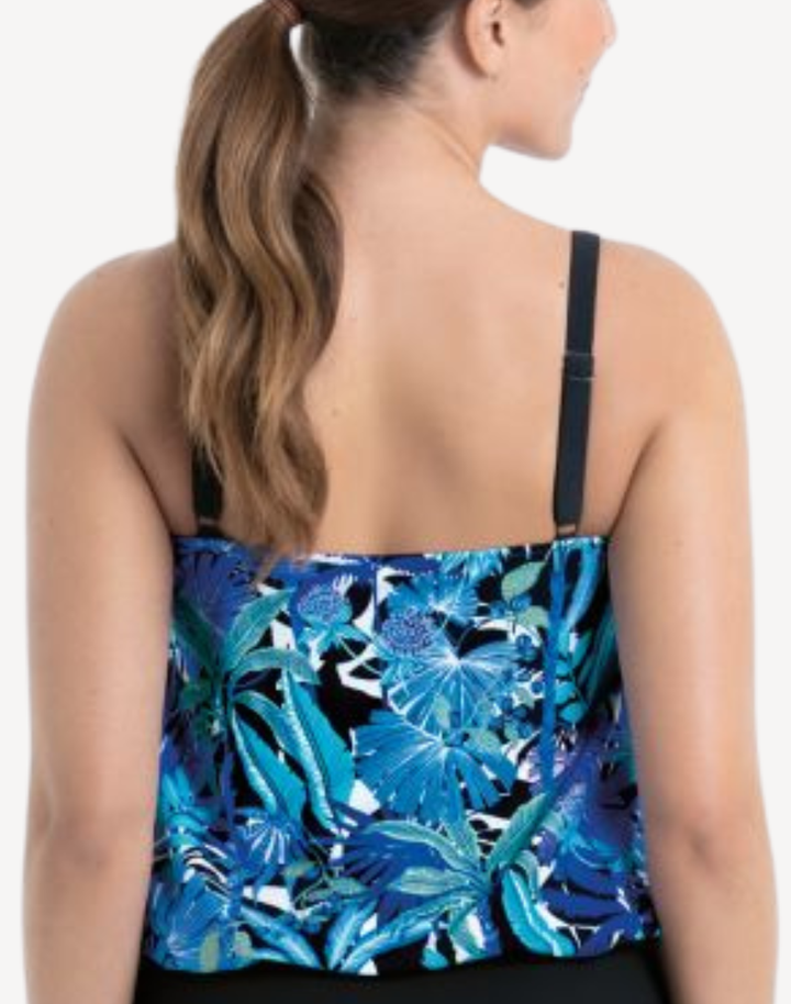 Palm Tree Giorna Mastectomy Tankini Top