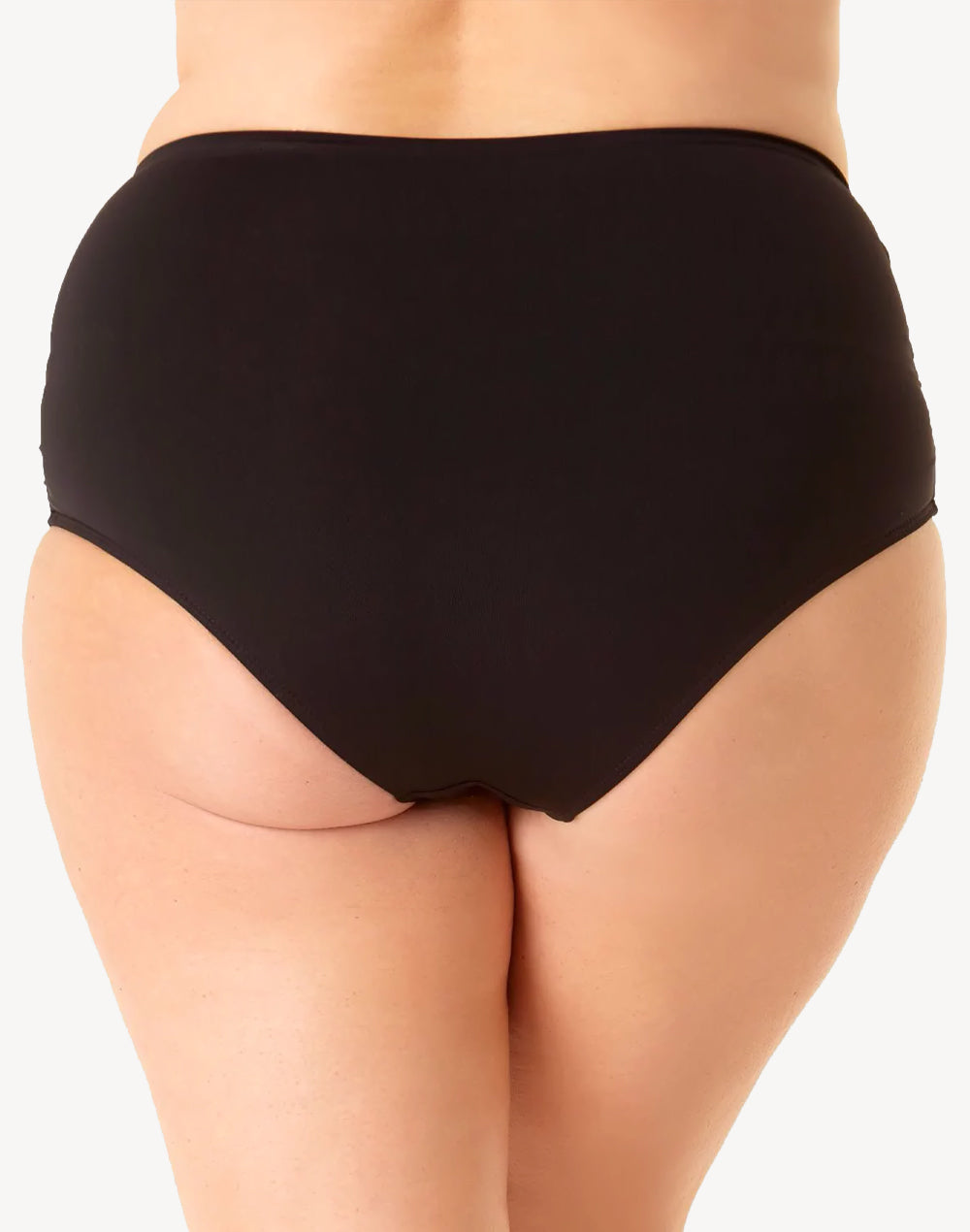 Live In Colour Plus Size Convertible Shirred Bottom#color_black