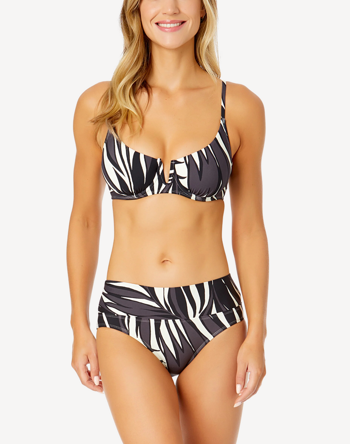 Palm Chic Elongated Triangle Underwire D/DD Cup Bikini Top