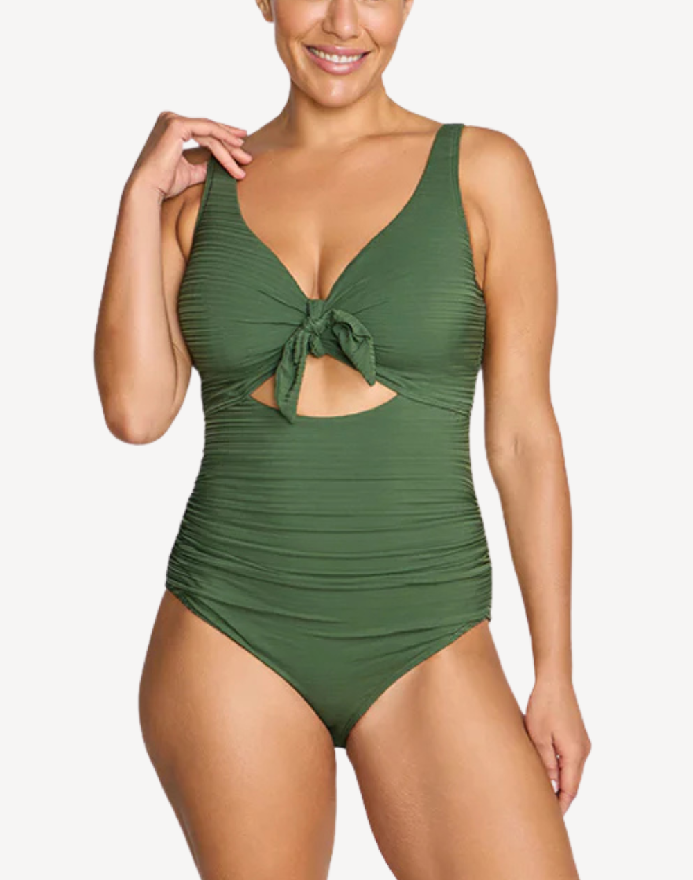Aria Cezanne Underwire Plus Size One Piece Swimsuit
