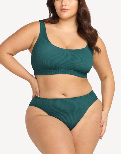 Arte Plus Size Kahlo Bikini Set#color_arte-sea-green