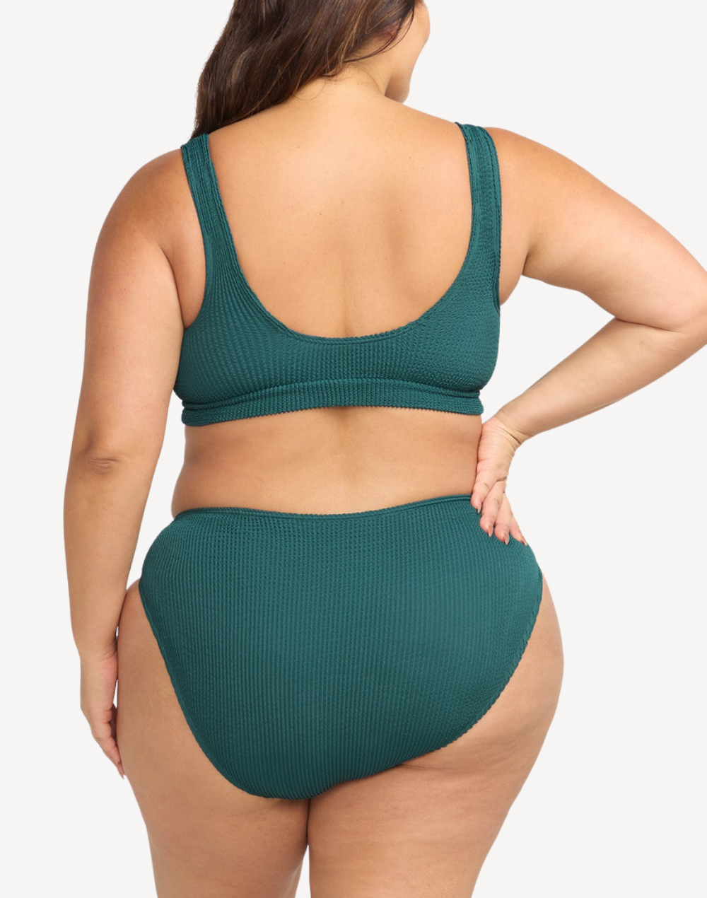 Arte Plus Size Kahlo Bikini Set#color_arte-sea-green