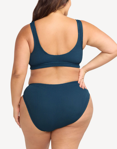 Arte Plus Size Kahlo Bikini Set#color_navy