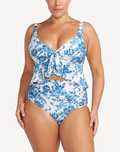 Bois De Croix Botticelli High Waist Plus Size Bikini Bottom#color_bois-de-croix-blue