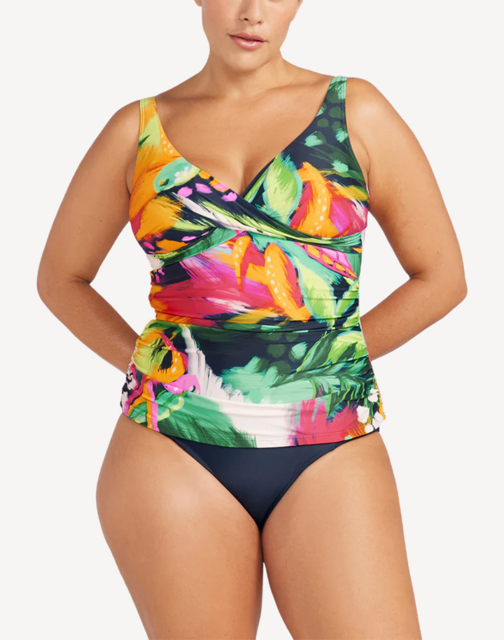Chelona Delacroix Plus Size Tankini Top