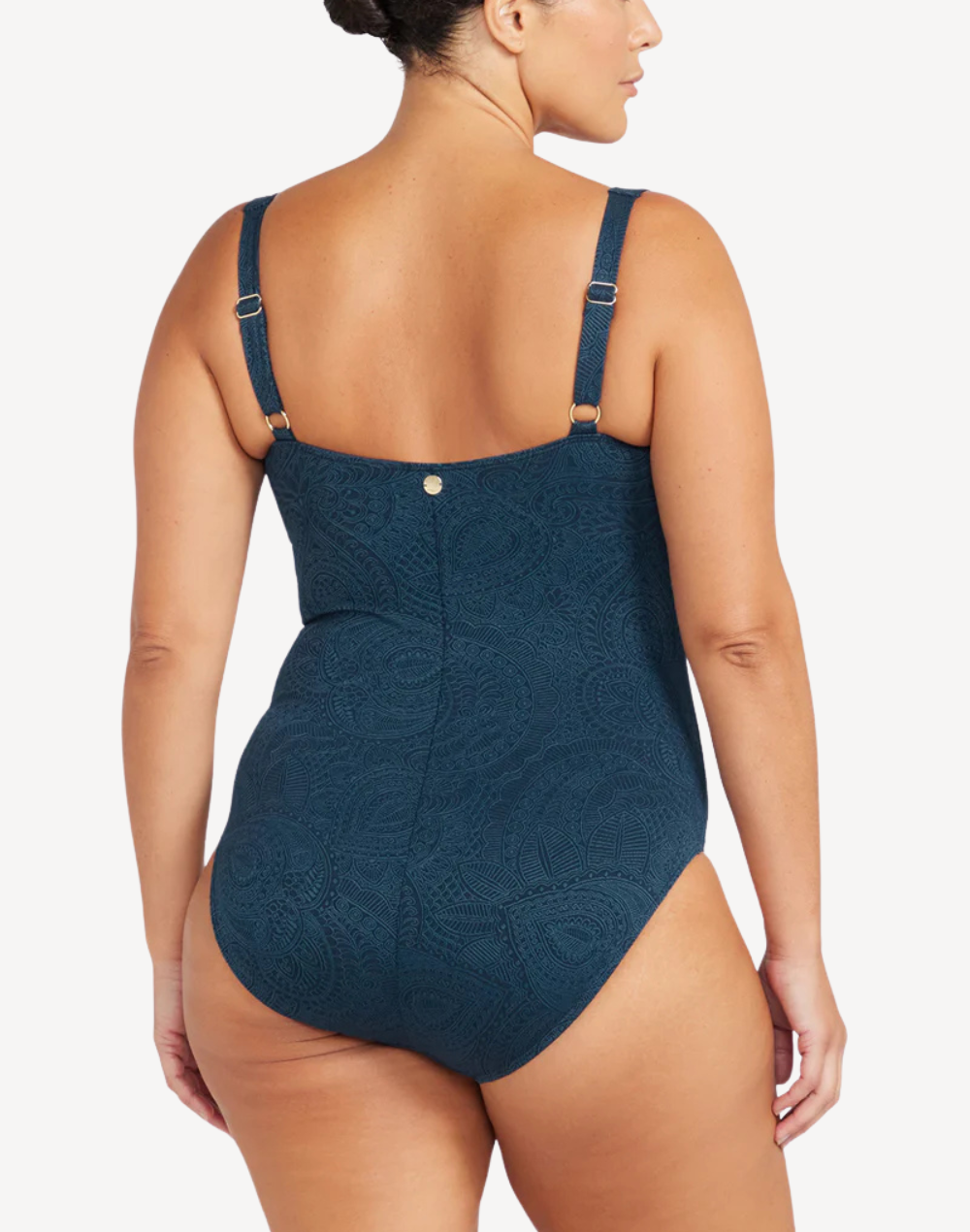 La Traviata Rembrant Plus Size One Piece#color_la-traviata-navy