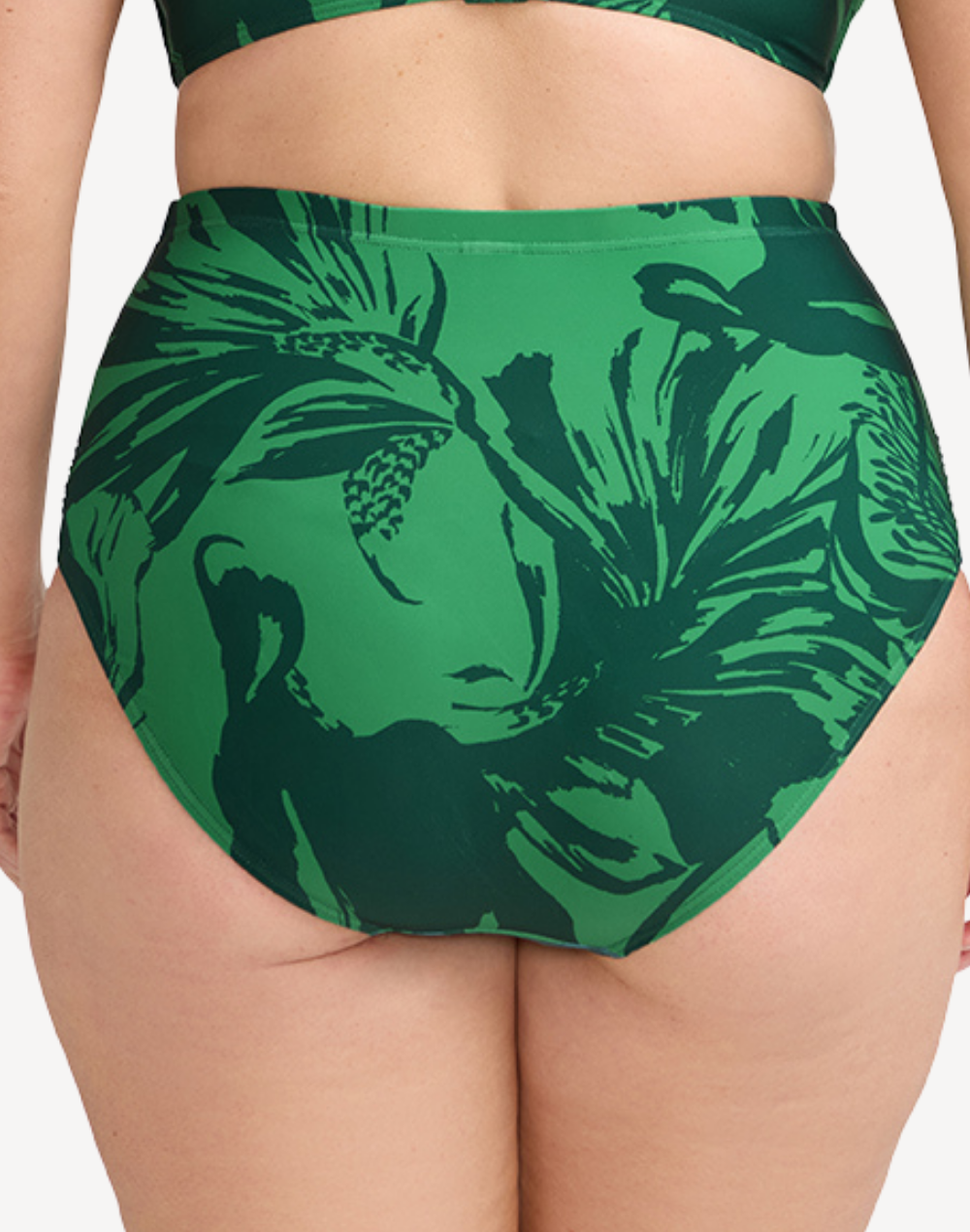 Les Fauves Boticelli High Waist Bikini Bottom#color_les-fauves-green