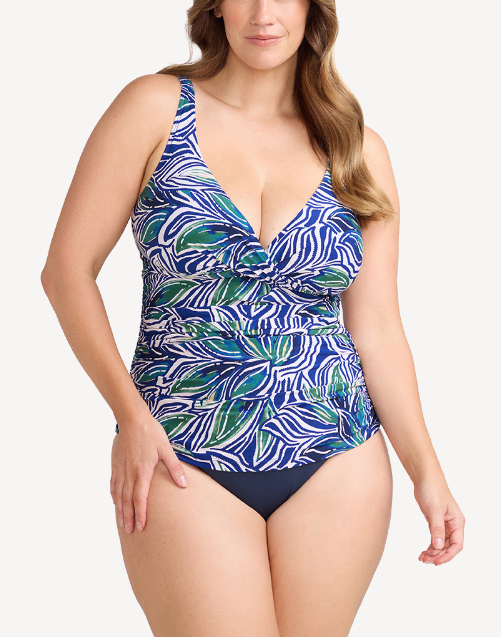 Palmeline Cezanne DDD Cup Plus Size Tankini Top