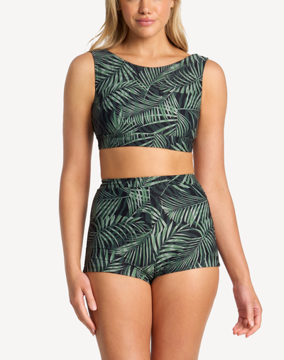 Lombok Mastectomy High Neck Bikini Top#color_lombok-black