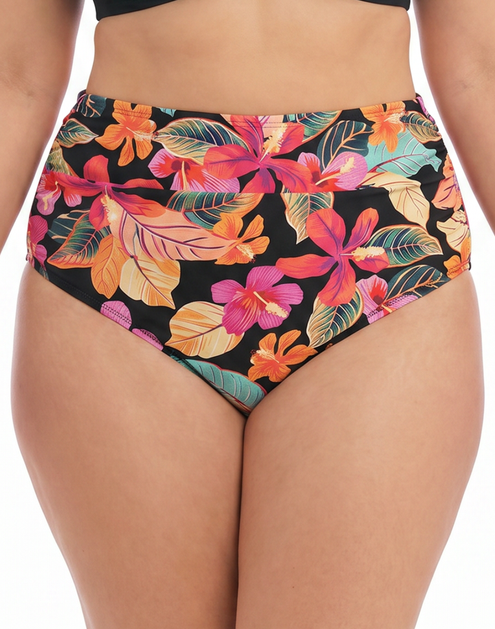 Phuket Gathered Retro Bikini Bottom