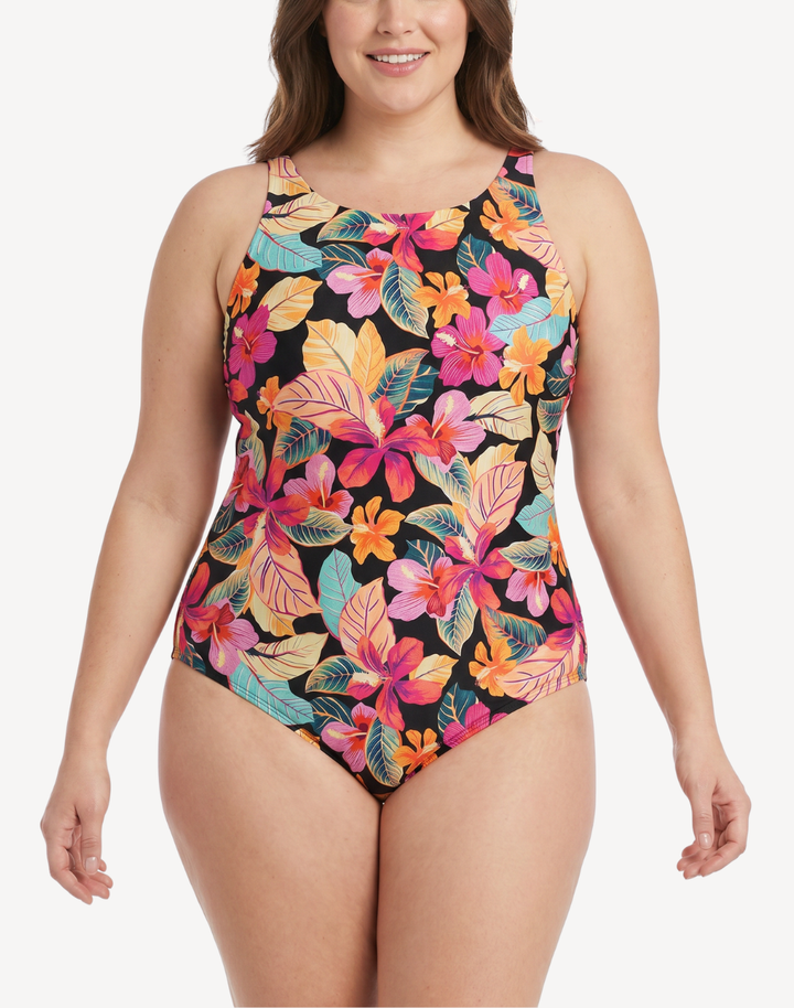 Phuket High Neck Mastectomy One Piece Swimsuit