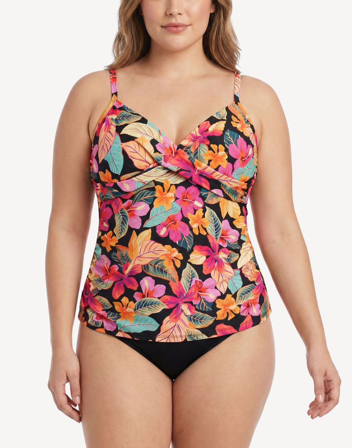 Phuket Twist Front Tankini Top